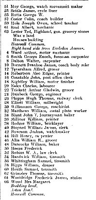 Highland Road 1912 Directory p2